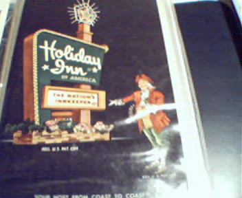 Holiday Inn Illustration Card in Color!