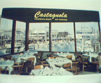 Castagnola Restraunt! Int.Naval Rev.Stamp!