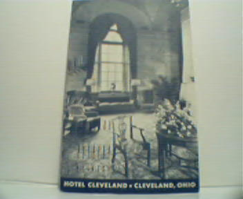 Hotel Clevland's Lobby in Photo Repro!