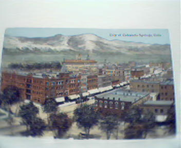 Colorized Photo Repro of Colorado Springs!