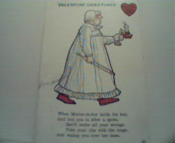 Valentines Greetings with Poem  Mom-in-Law!