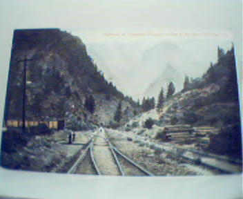 Entrance to Tumwater Canyon on Northern Ry!