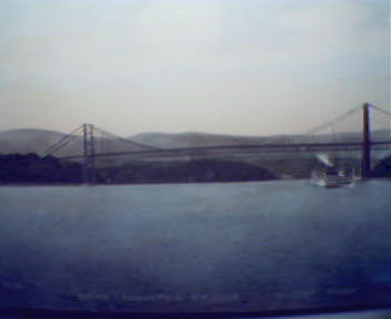 Bear Mountain Bridge on Albertype Hand Color