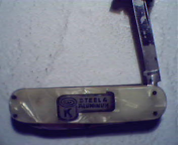 K Steel and Aluminu Pocket Knife! Germany!