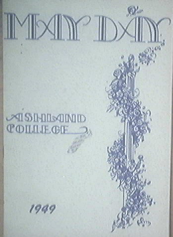 MAY DAY 1945 ASHLAND COLLEGE PROGRAM