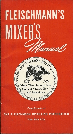 FLEISCHMANN'S MIXER'S MANUAL 1946