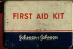 1940s Large First Aid Tin Johnson & Johnson