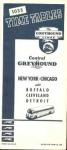 Greyhound 1946 NY-Chicago Time Tables #1033
