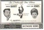 Table Top Card 1950s Dave Barry KayCee Jones