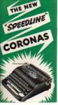 1938 Brochure Speedline Corona Typewriters