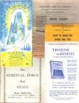 Psycic & Spiritual Books Promotional Set 1957