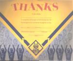 Cub Scout Thanks to Den Mother 1961 Ununsed