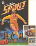 Pittsburgh Spirit Official Team Calendar 1985