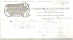 1912 Illustrated Invoice Crown Planting equip