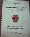 1953 Governors Day Program National Guard
