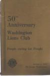 50th Anniv Washinton Lions Club 1977 Pennsyl.