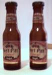 Fort Pitt Glass Bottle Salt Shakers vintage
