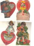 Vintage Valentines 7 Cute Girls 1930-1940s