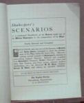 English Society's Shakespere's Scenarios 1914