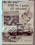 Large Coca-Cola  Newspaper Ad circa 1945