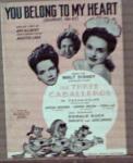 Disneys The Three Caballeros 1943 sheet music