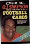 O J Simpson 1983 guide Football Cards