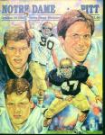 Notre Dame Vs. Pitt Program from 10/28/89!