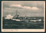 German Postcard from WWII-German Warship!