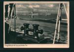 German Postcard from WWII-Deck of German Ship