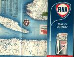 Map of Quebec by Fina Oil Company!
