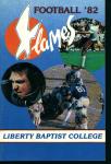 Liberty Baptist College Football Guide 1982!