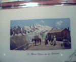 Le Mont Blanc vu du Brevent Color Card!
