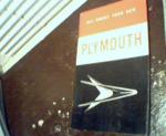 1956 Plymouth Owners Manual! Great Condition