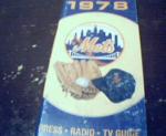 1978 New York Mets Press Radio and TV Guide!