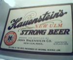 Hauensteins New Ulm Strong Beer Label!