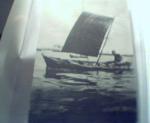 Fishing Boat in Zanzibar, with Postmark!