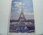 TWA Card of the Eiffel Tower!  Unused!