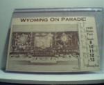 1930 Wyoming State Fair Advertisement Card!