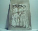 Three Victorian Era Women in Dresses!