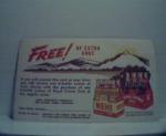 Nehi RC Cola  Coupon Post Card in Color!