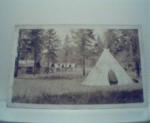 Campsite with Indian Tee Pee!Photo Repro!