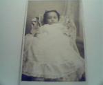 Baby Negro Child in White Dress! c1900!