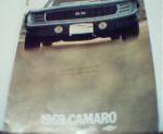 1969 Camaro Dealer Lit with Great Photos!