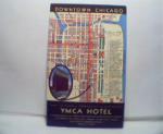 YMCA Hotel on Map of Chicago! Inset of Build