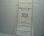 Program from 1953 Meeting at Waterford,W.Va