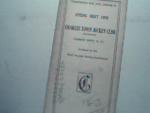 Program from  Spring 1950 Charlestown Club
