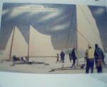 Ice Boating in Pennsylvania! Color Linen!