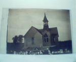Real Photo of Baptist Church in Lowell IA!