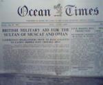 Ocean Times from RMS QUEEN MARY=7/22/57!
