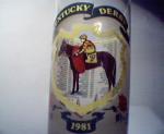 Kentucky Derby Glass with Winners from 80'
